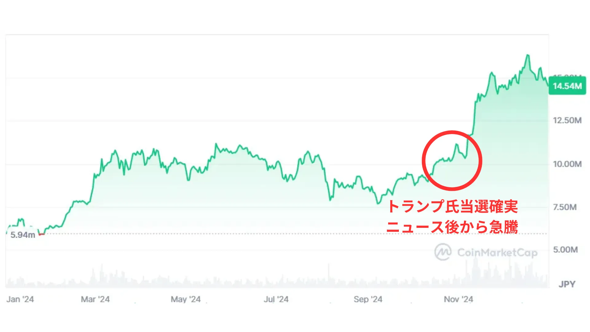 ビットコイン_今後_2024年の価格推移