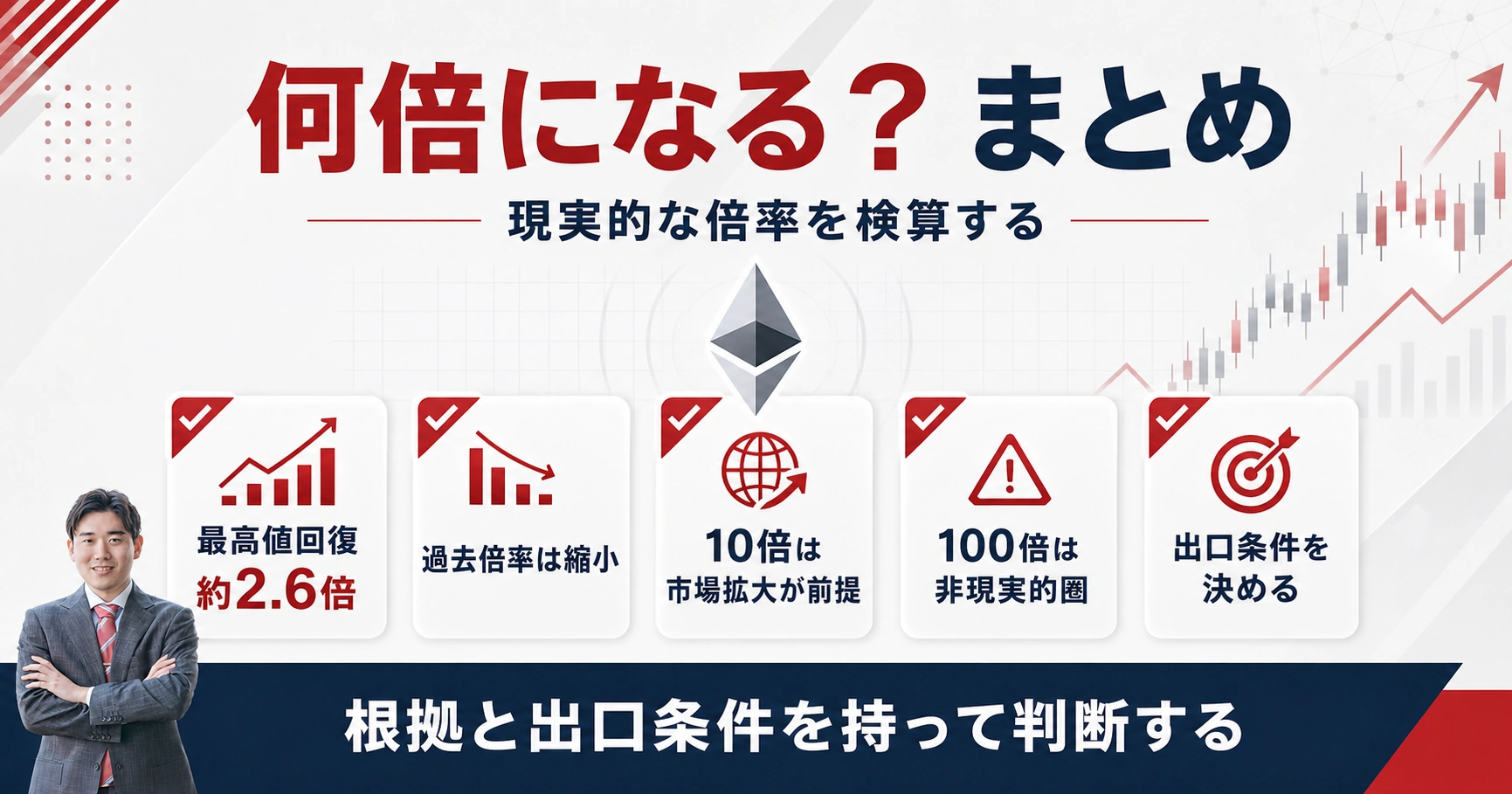 イーサリアムが今後何倍になるかを検算するまとめ