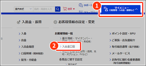 楽天FX口座への通常振込入金(振込先口座を確認)