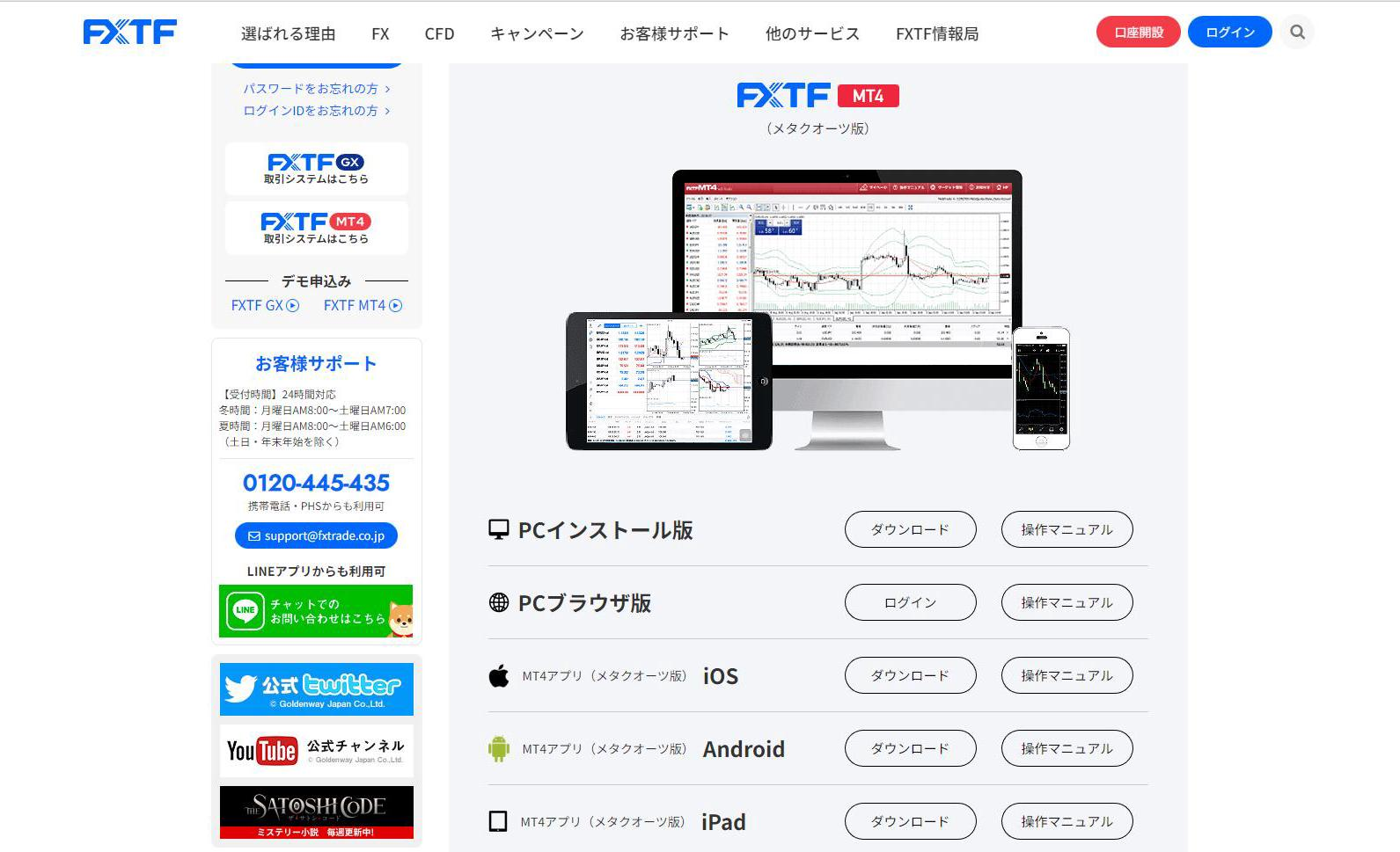 MT4デモ口座(ツールダウンロード)