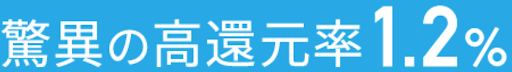 毎月のドコモのケータイとドコモ光の利用料金に対して、10.0%ポイント還元される