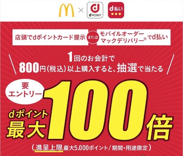 マクドナルドとのキャンペーン