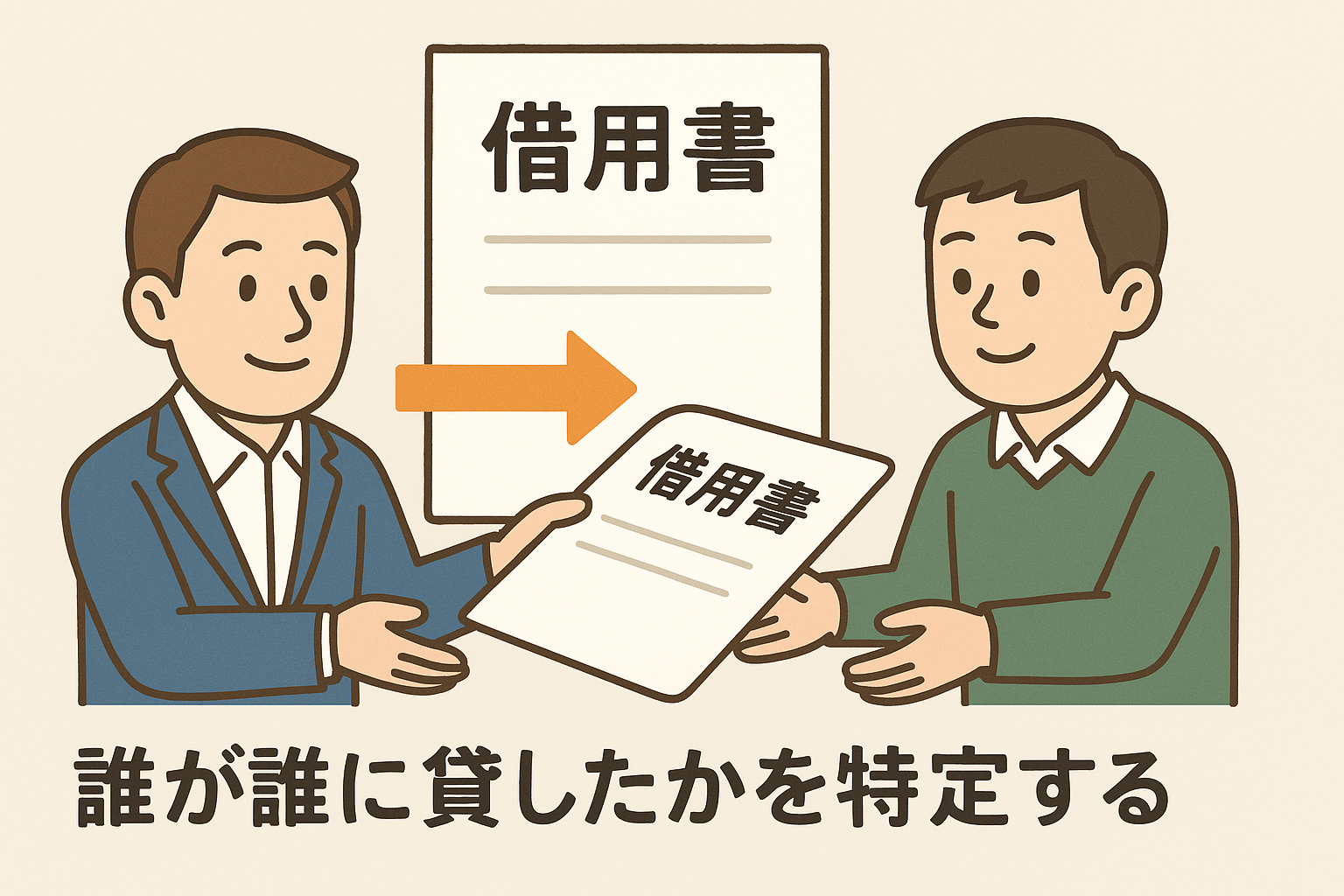借用書の記載例