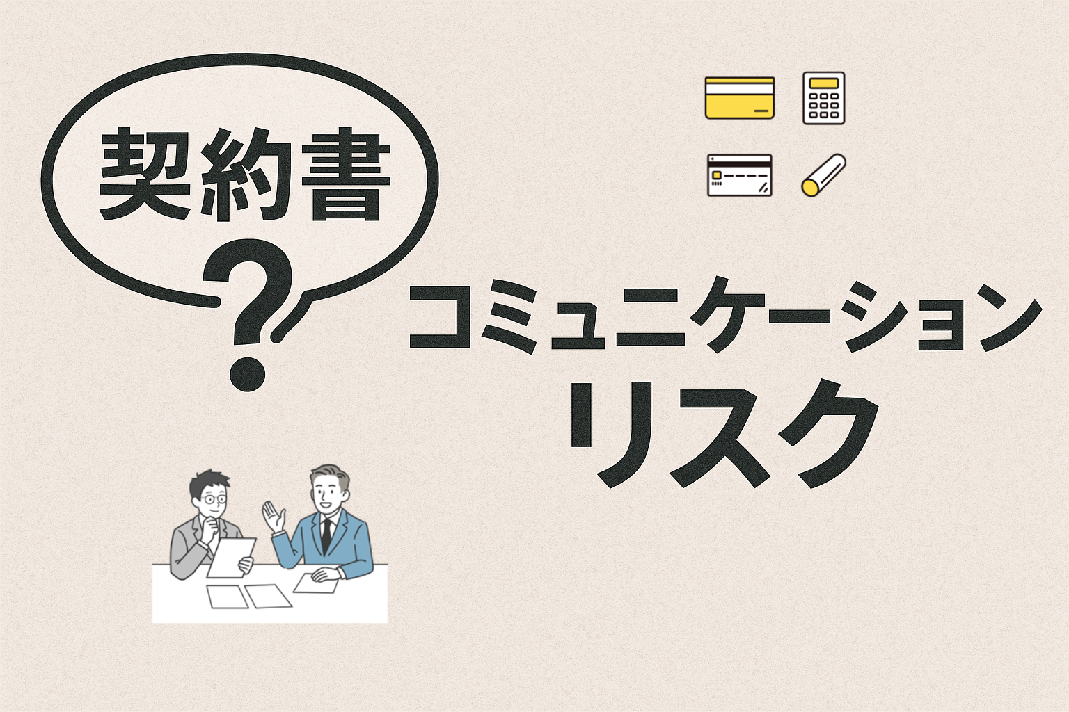 コミュニケーションリスクの説明画像