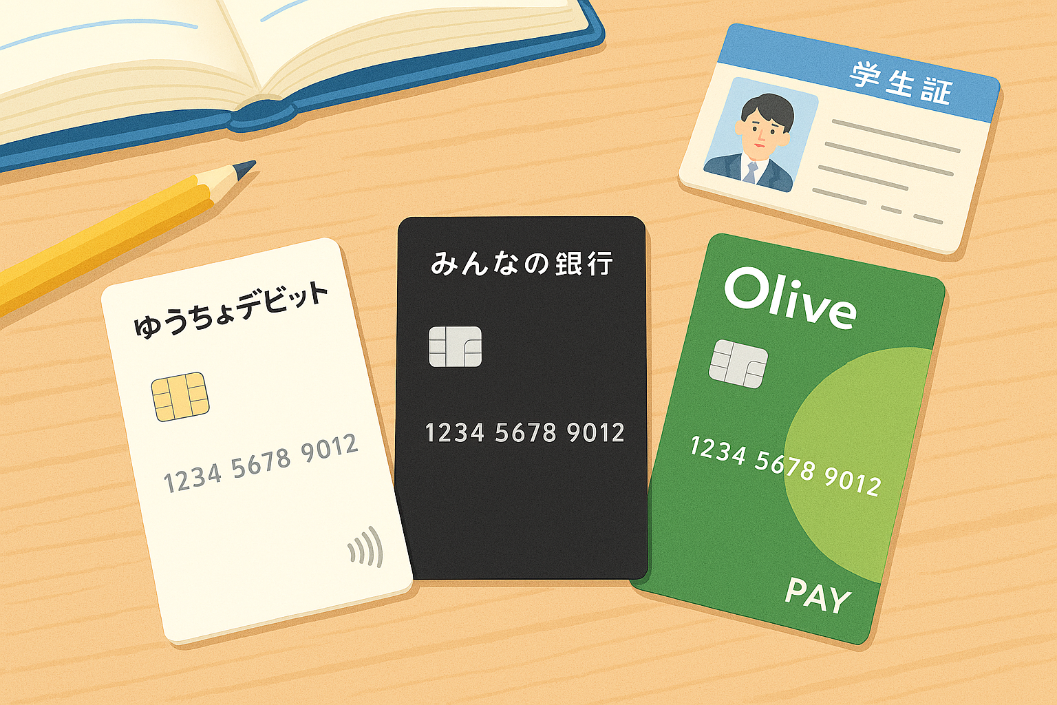 学生向けデビットカード3選