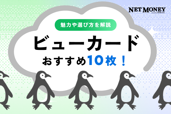 ビューカード(viewカード)おすすめ10枚!魅力や選び方を解説