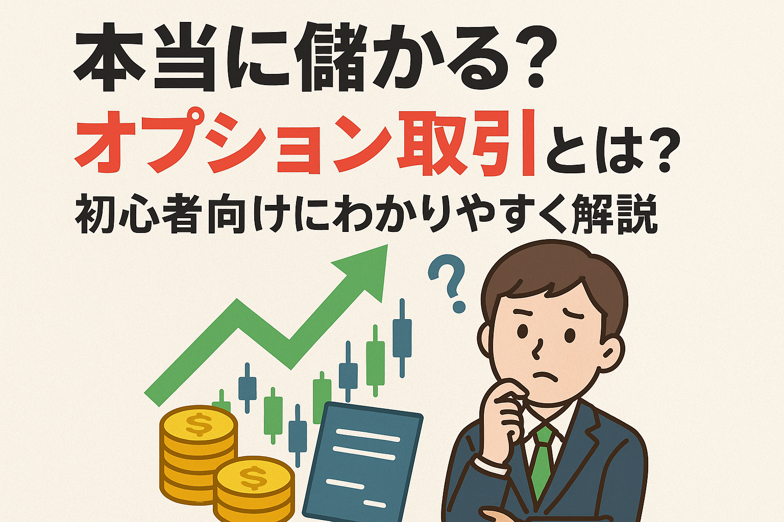 【本当に儲かる？】オプション取引とは？初心者向けにわかりやすく解説