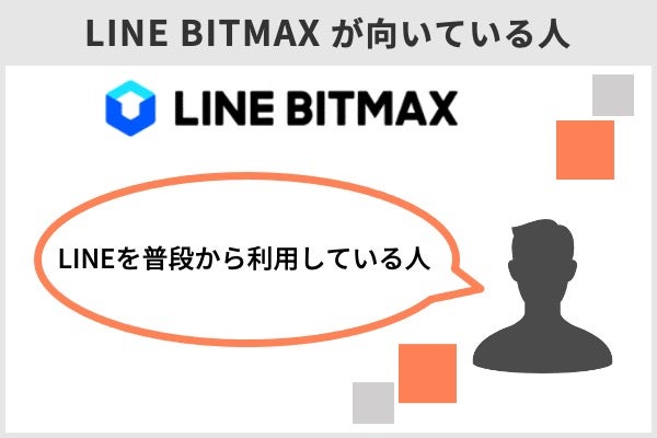 LINE BITMAXが向いている人は、LINEを普段から利用している人