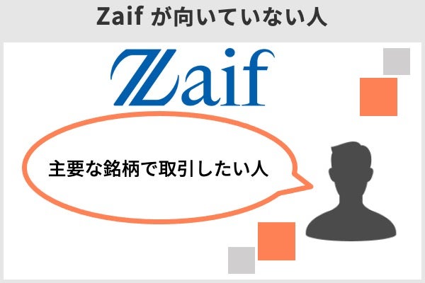 Zaifが向いていない人