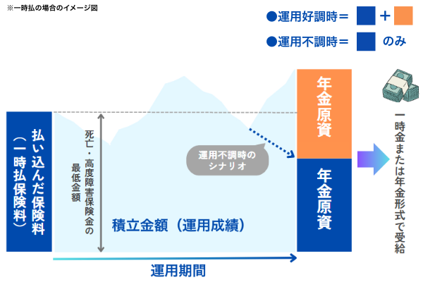 一時払いの場合のイメージ図