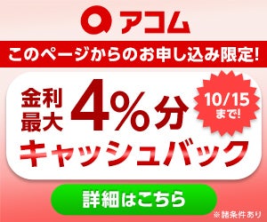アコムの誰にも知られずに借りられるバナー画像