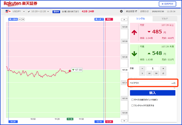 ペイアウトとは