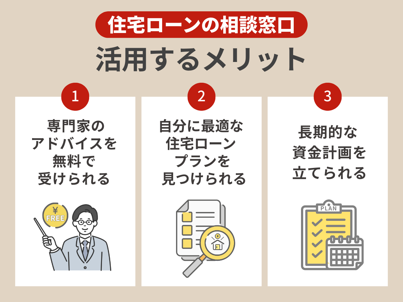 住宅ローンの相談窓口を活用するメリット