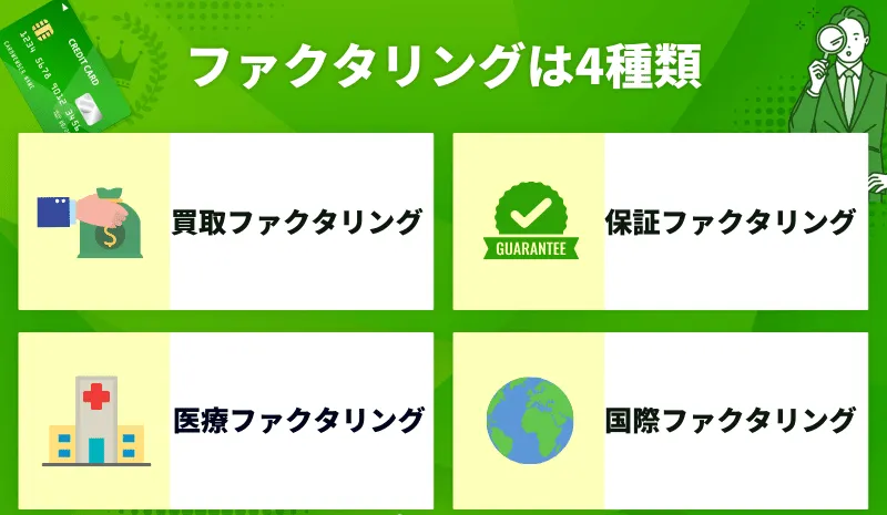 ファクタリングおすすめ_種類