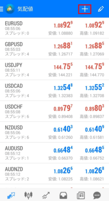 通貨ペアを追加する方法
