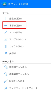 オブジェクト一覧表示
