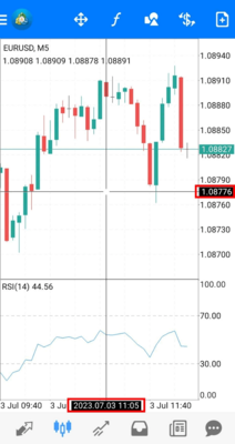 十字線を消す(十字線マークをタップ)