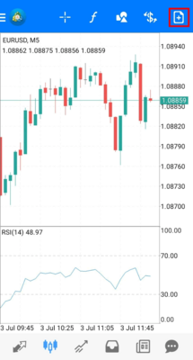 アプリで注文(プラスマークをタップ)