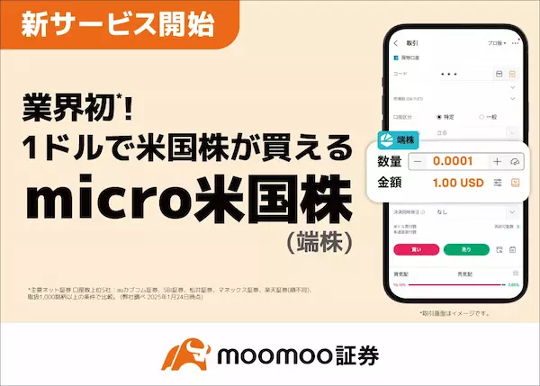 moomoo証券micro米国株サービス