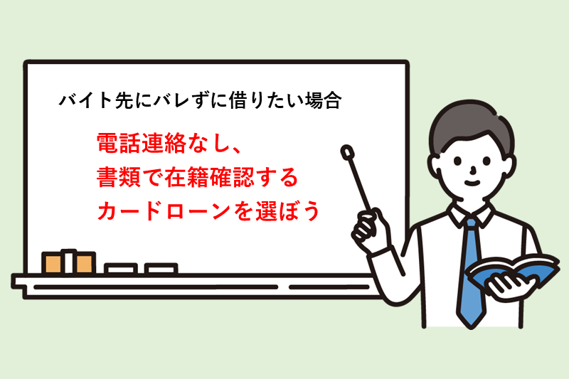 バイト先にバレずにお金を借りるには？在籍確認の対処法