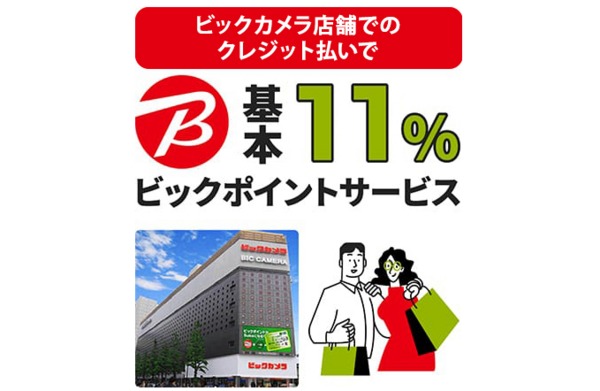 ビックカメラSuicaカードのポイント還元率