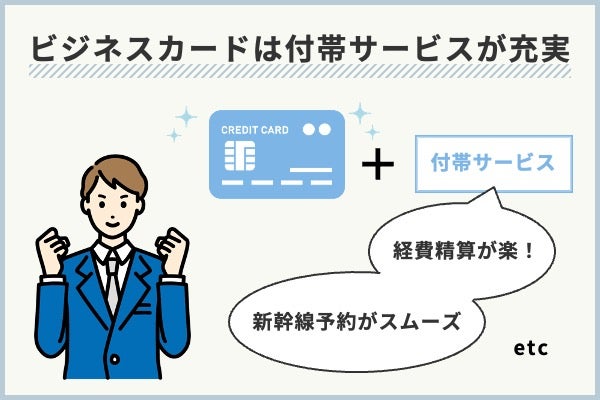 付帯サービスがビジネスに特化