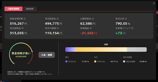 トライオートFX4ヵ月目の収益