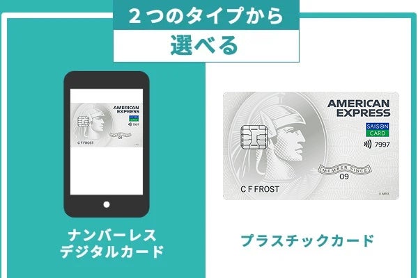 ナンバーレス デジタルカードとプラスチックカードの違い